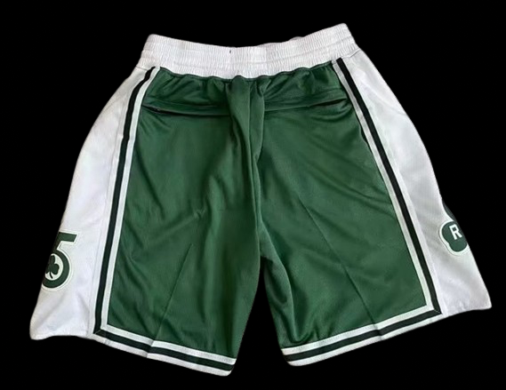 Boston Celtics Green & White 75th shorts
