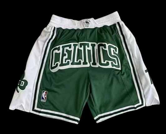Boston Celtics Green & White 75th shorts